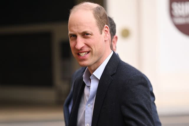 <p>James Veysey/Shutterstock</p> Prince William visits the Kia Oval Cricket Ground in London with the Earthshot Prize on March 8, 2024