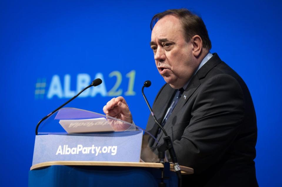 Alex Salmond said the independence movement would not have a better opportunity to push for another referendum (Jane Barlow/PA) (PA Wire)