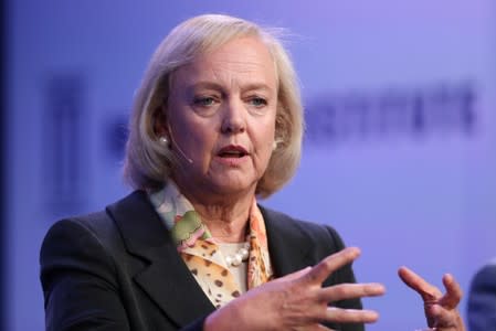 Meg Whitman, CEO, Quibi, speaks at the 2019 Milken Institute Global Conference in Beverly Hills