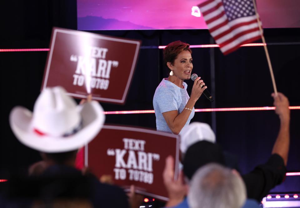 Image: Kari Lake Campaigns Across Arizona Ahead Of Arizona Governor's Election (Justin Sullivan / Getty Images)