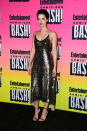<p>The actress attended a Comic-Con bash in this stunningly slinky discoball-inspired dress. <i>(Photo by Frazer Harrison/Getty Images for Entertainment Weekly)</i></p>