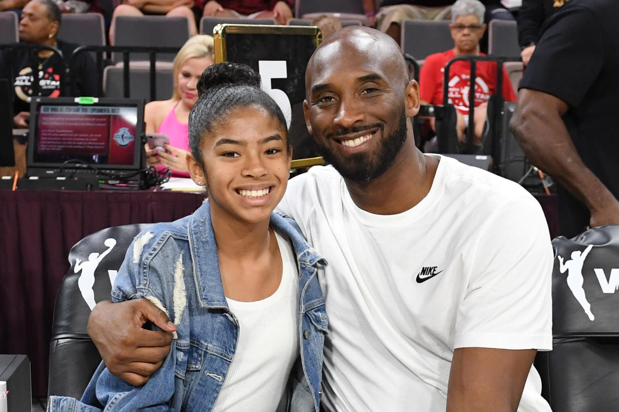 Kobe Bryant Gianna Bryant - Credit: Ethan Miller/Getty Images