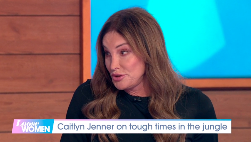 Caitlyn Jenner claimed she felt pressure to show her body in 'I'm A Celebrity' (Credit: ITV)