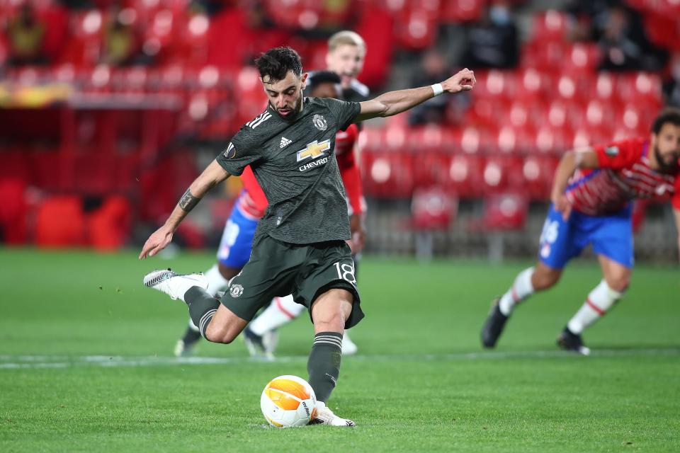 Bruno Fernandes strikes from the spot (Getty Images)