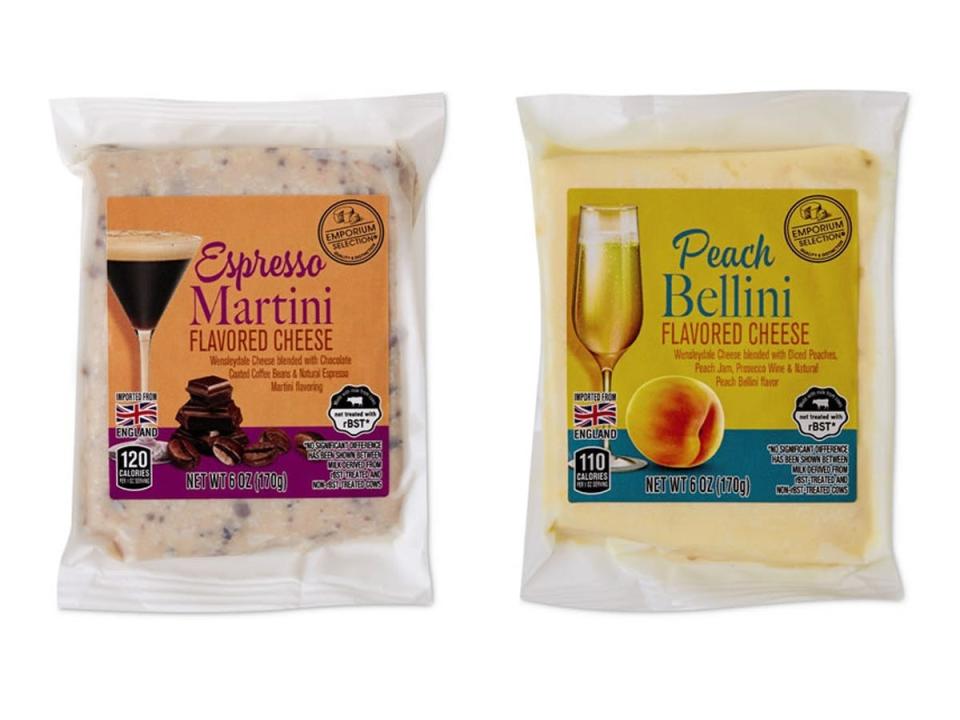 Aldi pictures of alcohol flavored cheese