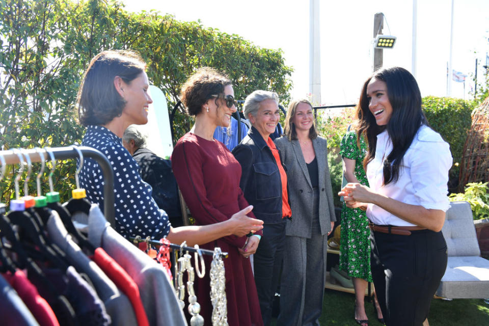 The Duchess of Sussex has supported the Smart Works charity, pictured in 2019. (Getty Images)