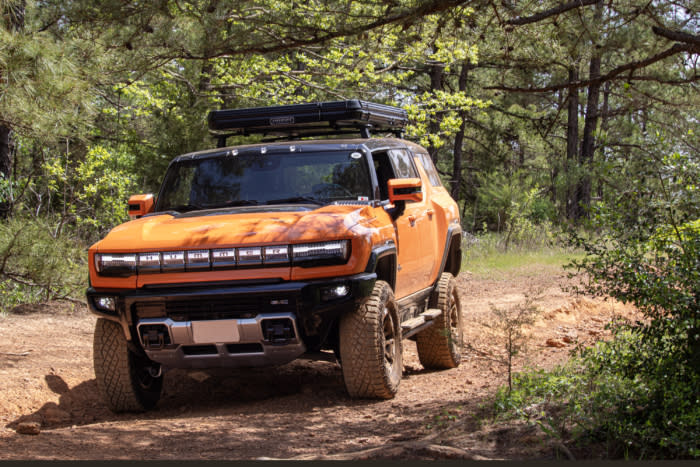 GMC Hummer EV SUV overland adventure