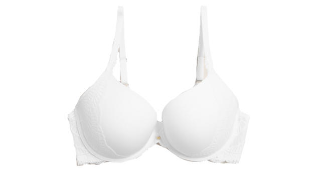 Satin & Lace Underwired Balcony Bra