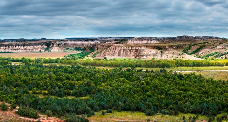 The grand view of Elkhorn Ranch Unit of Theodore Roosevelt National Park