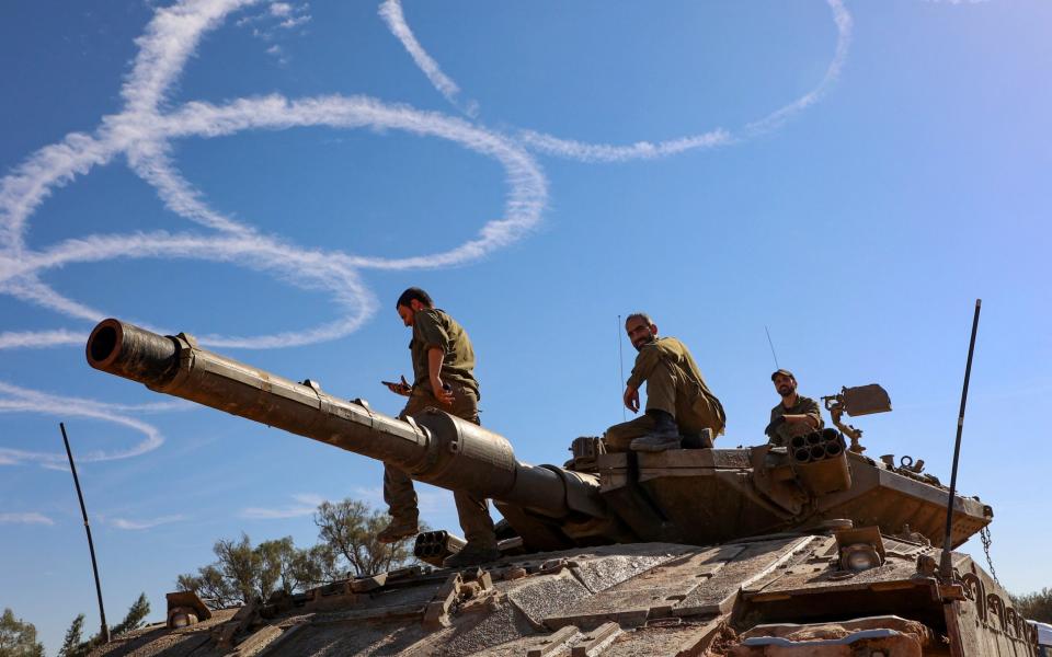 Israeli troops