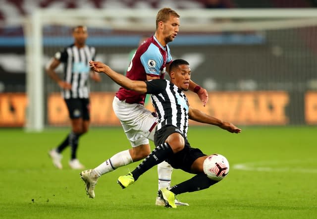 The West Ham v Newcastle match was not originally due to be broadcast, but was screened on Sky Sports after an agreement was reached between clubs and broadcast partners last week