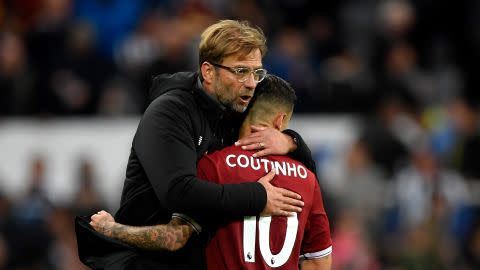 Jurgen Klopp Philippe Coutinho Liverpool