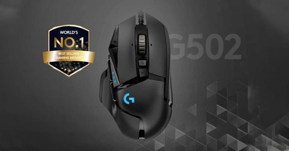 Logitech G502 Hero. Foto: amazon.com.mx