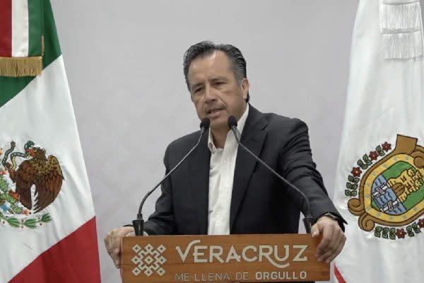 gobernador de veracruz hablando sobre los policías que dispararon a dos estudiantes