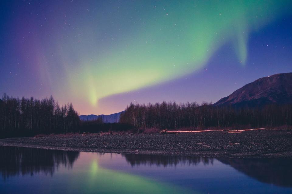 The northern lights in Alaska (Unsplash)