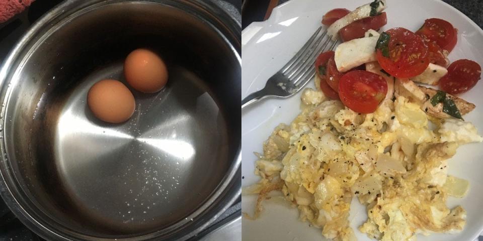 unprocessed diet eggs