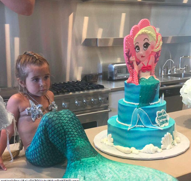 North West and Penelope Disick's Combined 2016 Birthday Cake