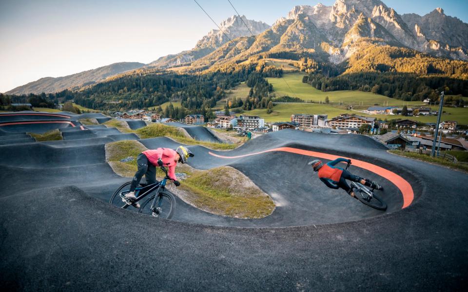 Epic Bike Park is home to the Speedster World Cup track, sprawling Riders Playground, a pro-jump line and a wealth of single trails for all abilities