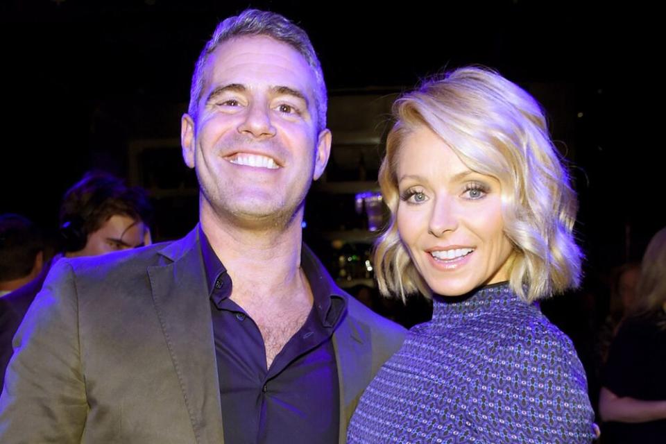 Andy Cohen and Kelly Ripa