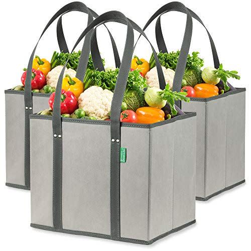 2) Reusable Grocery Shopping Box Bags