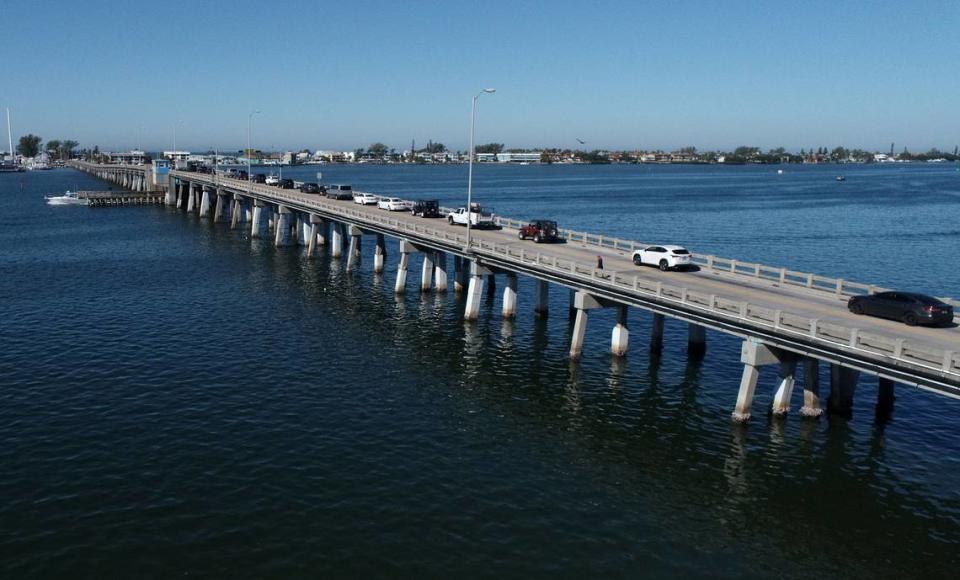 The 67-year-old Cortez Bridge is set to be replaced by the Florida Department of Transportation. Tiffany Tompkins/ttompkins@bradenton.com