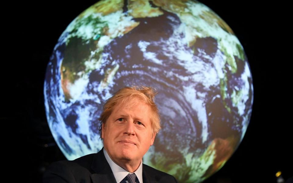Boris Johnson’s push for net zero has been plunged into chaos amid the pandemic - Jeremy Selwyn/Pool/Evening Standard