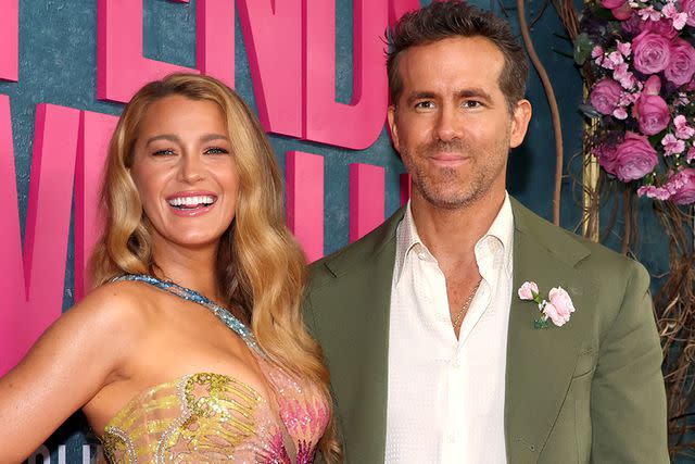 <p>Cindy Ord/Getty</p> Blake Lively and Ryan Reymolds on Aug. 6, 2024