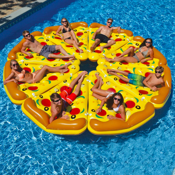 pizza float