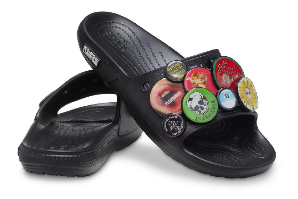 Pleasures x Crocs Classic Slide. - Credit: Courtesy of Crocs