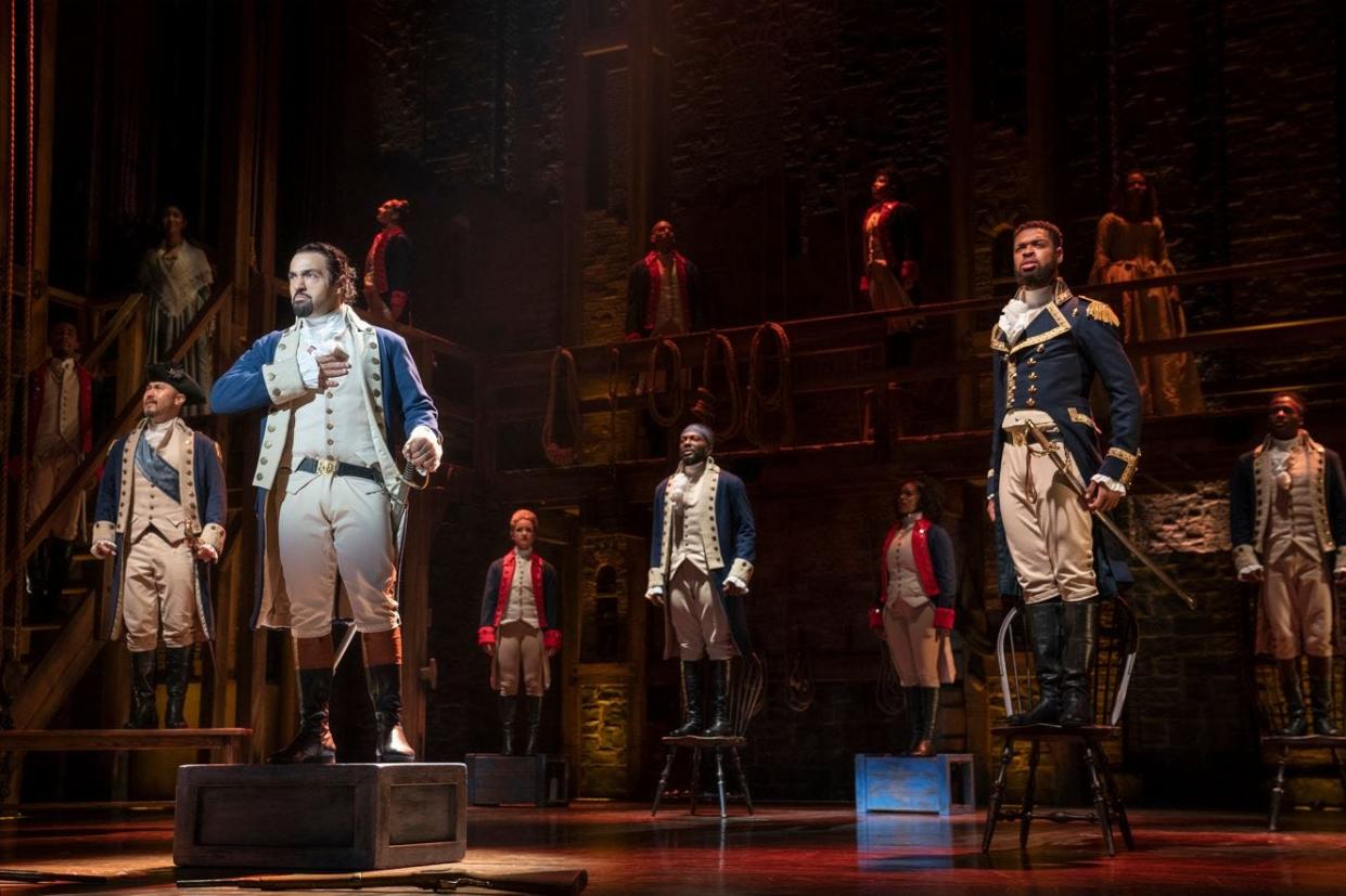 HAMILTON is part of Peace Center's 2024-2025 Broadway Season and will show February 4 - 16, 2025.