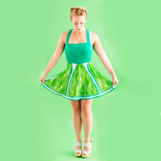 HOW TO MAKE A LIME HALLOWEEN COSTUME