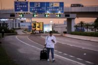 Airline passenger numbers have dropped sharply after two occupations of the airport saw the cancellation of hundreds of flights