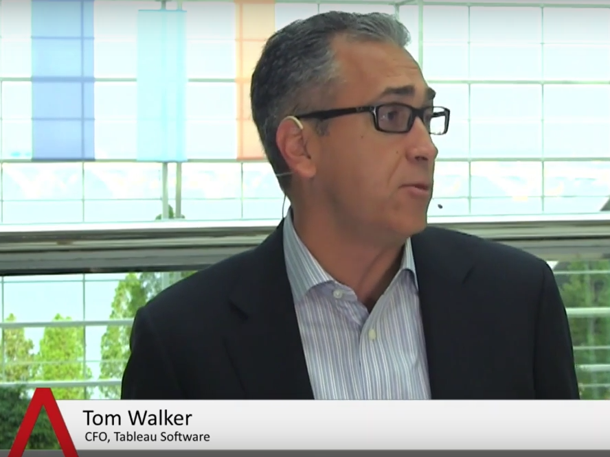 Tableau CFO Tom Walker