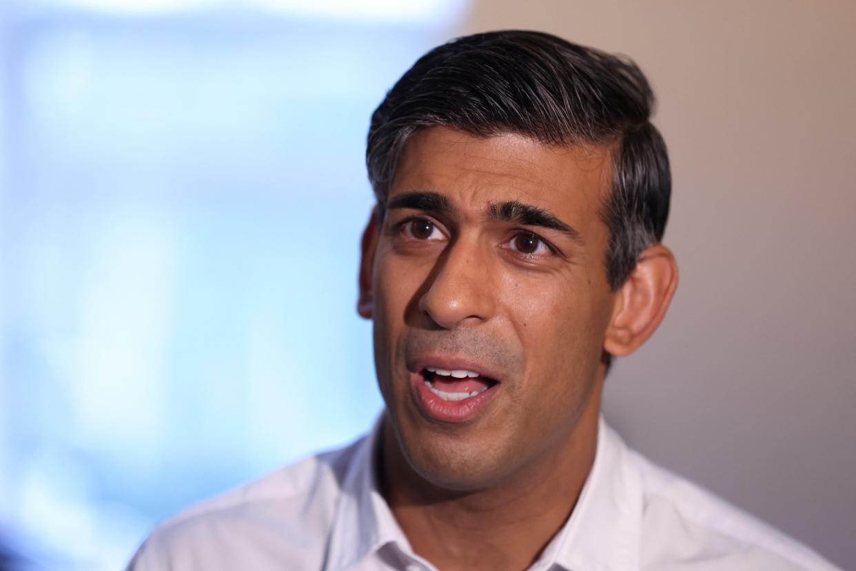 Rishi Sunak has dodged questions on whether Suella Braverman was right to vilify people seeking to migrate to the UK as part of a “hurricane” and “invasion” (PA Wire)