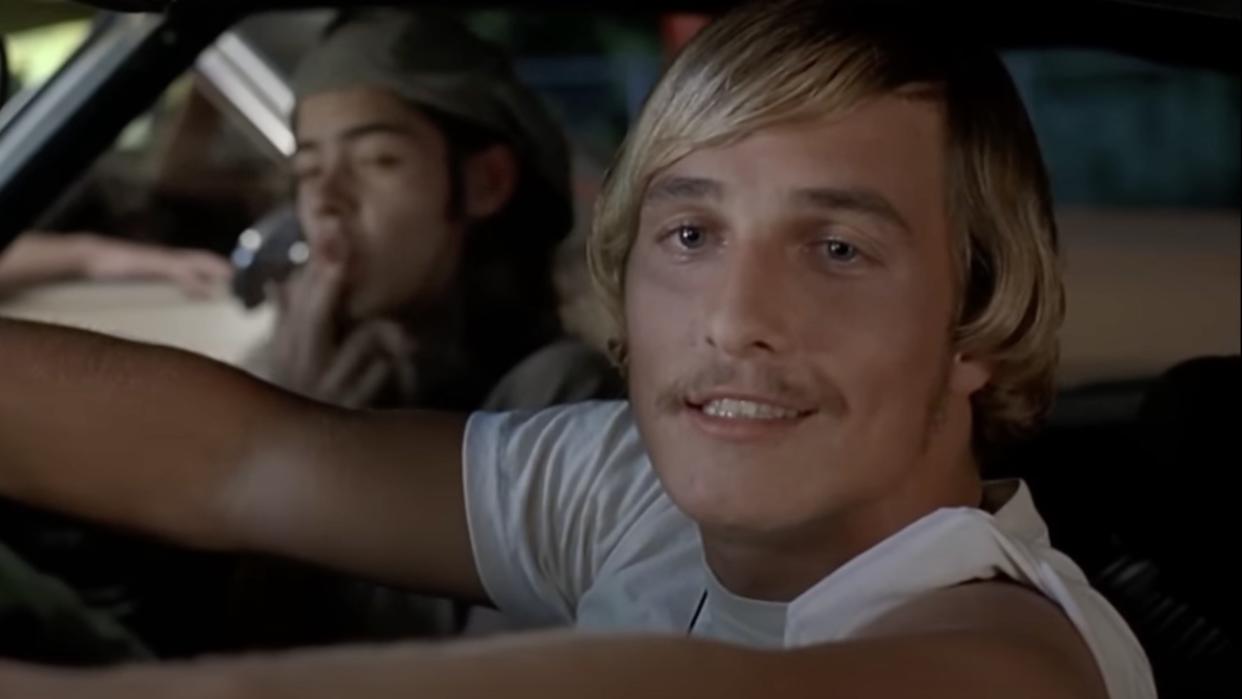  Matthew McConaughey in Dazed and Confused. 