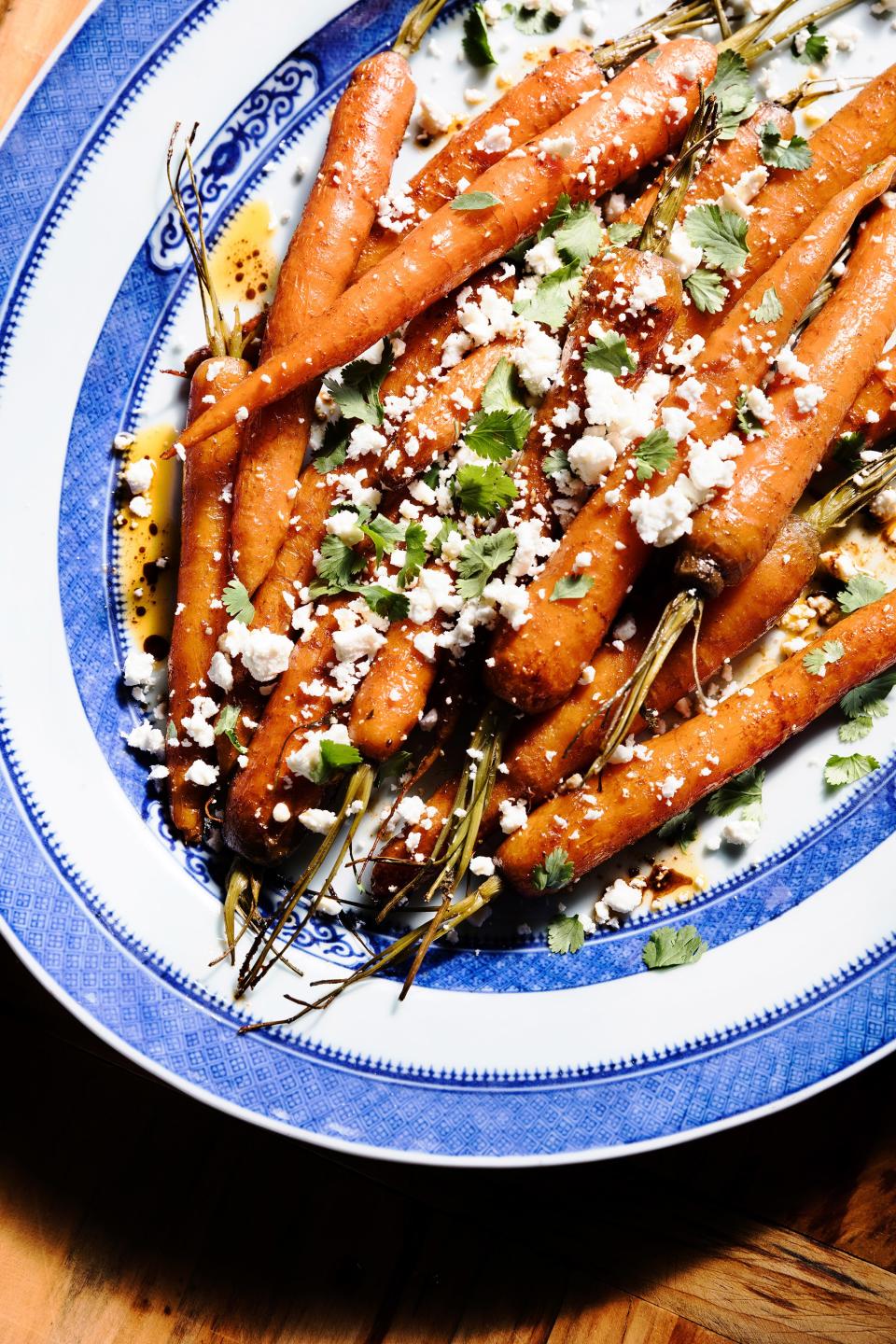 Rum and Honey-Roasted Cayenne-Cumin Carrots