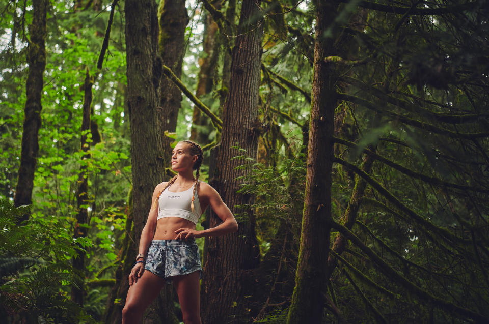 La vallista Colleen Quigley en Portland, Oregon, el 20 de julio de 2021. (Leah Nash/The New York Times).