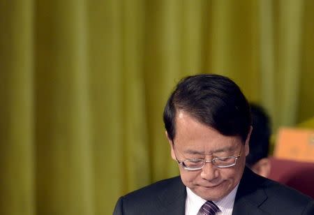 Ling Zhengce, deputy chairman of the Shanxi branch of the Chinese People's Political Consultative Conference (CPPCC), attends a meeting in Taiyuan, Shanxi province, China, in this January 17, 2014 file photo. REUTERS/Stringer