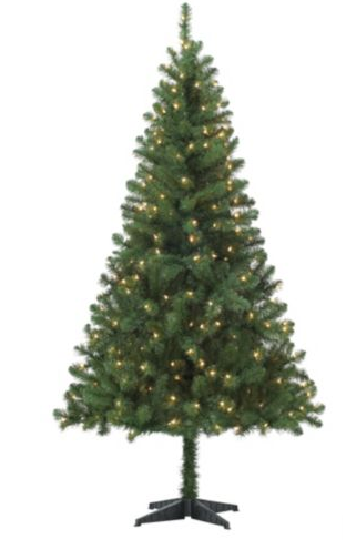 For Living Pre-Lit Nordic Christmas Tree, 6.5-ft 