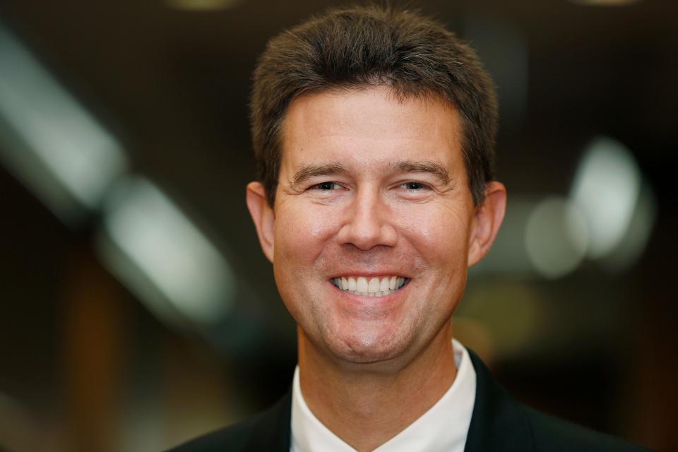 John Merrill, Alabama's former secretary of state, has joined a Jackson, Mississippi-based engineering firm as its director of public policy.. (AP Photo/Brynn Anderson, File)