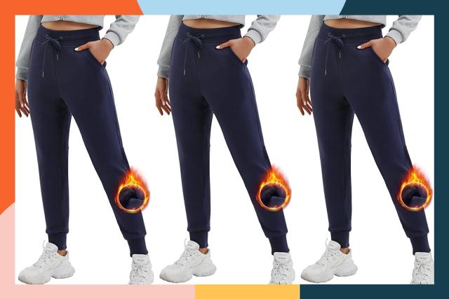 Shoppers Want to 'Live in' These Fleece-Lined Joggers with Pockets, and   Just Put Them on Sale