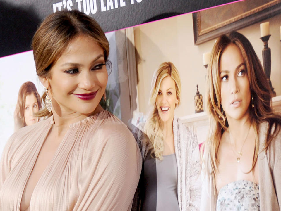 Jennifer Lopez attends the Los Angeles premiere of "What to Expect When You're Expecting" on May 14, 2012.