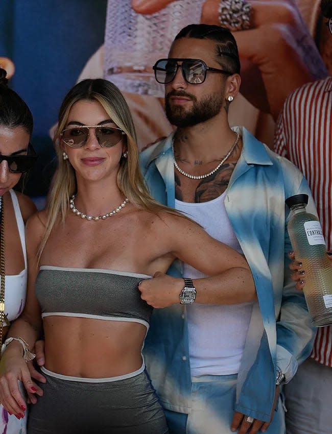 Maluma y su novia Susana Gómez