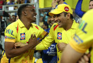 <p>This is MS Dhoni’s 150th win as a captain in T20 cricket. No other captain has won more than 100 matches </p>