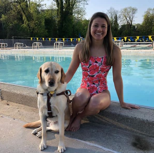 Cette nageuse paralympique malentendante et malvoyante obligée d'abandonner les JO car elle ne peut pas être accompagnée par son accompagnatrice (Photo: Becca Meyers / Instagram)