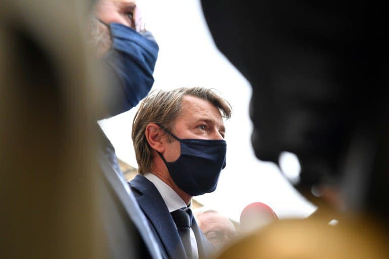 François Baroin, maire de Troyes, le 30 septembre 2020 à Paris - Alain JOCARD © 2019 AFP