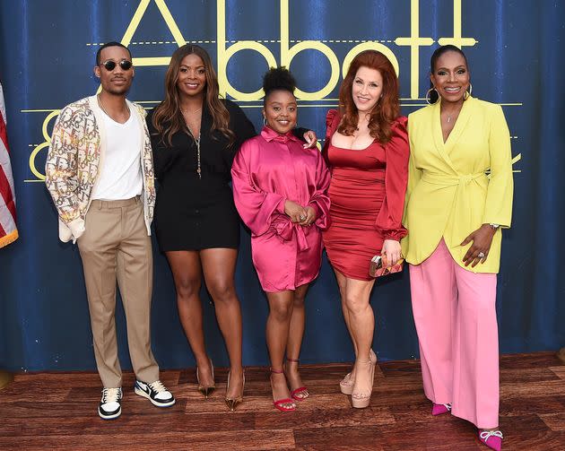 From left: Tyler James Williams, Janelle James, Quinta Brunson, Lisa Ann Walter and Sheryl Lee Ralph of ABC's 