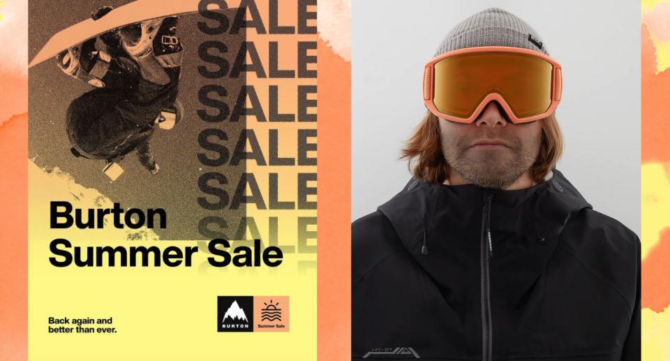 Burton's famous summer sale is back for 4 days only — these are the deals you won't want to miss (Photos via @Burton/Instagram & Burton)