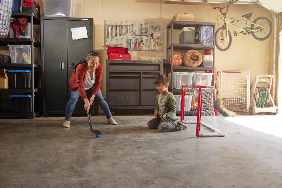 Garage organization with storage ideas from Canadian Tire