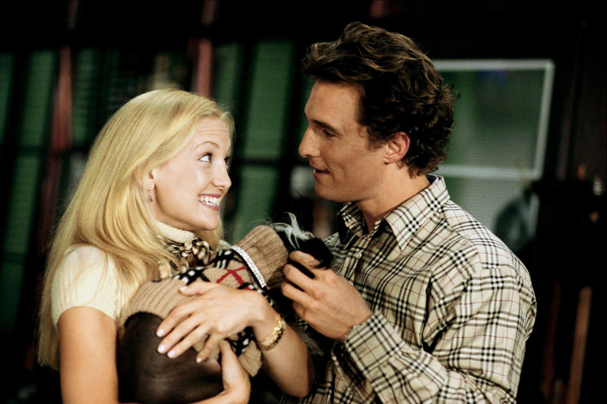 Kate Hudson and Matthew McConaughey in How To Lose a Guy in 10 days, 2003. (Alamy )